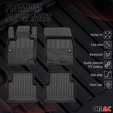 OMAC Gummi Fußmatten für Ford Kuga III 2019-2026 Premium TPE Automatten 4tlg