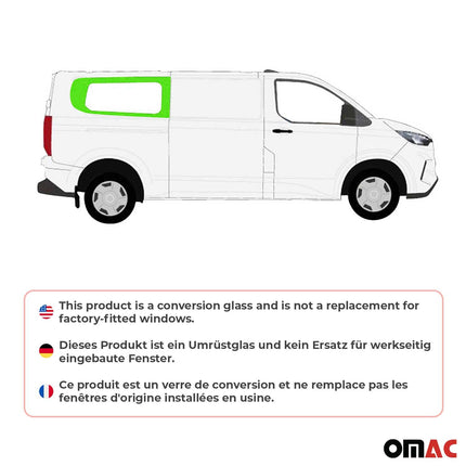Seitenfenster Sicherheitsglas für Ford Transit Custom ab 2023 Hinten Rechts L2