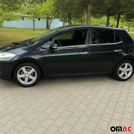 Fensterleisten Zierleisten für Toyota Auris 2006-2012 Edelstahl Chrom 4tlg