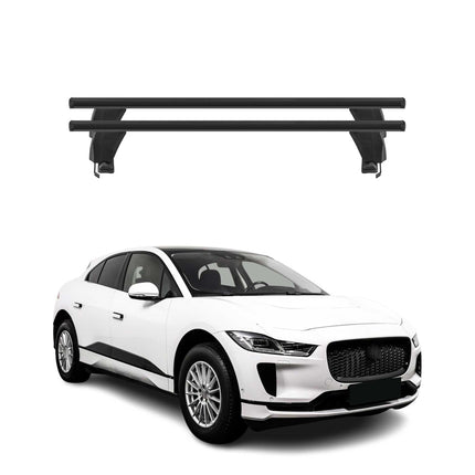 Menabo Dachträger Grundtäger für Jaguar I-Pace 2018-2024 50kg Alu Schwarz 2 tlg