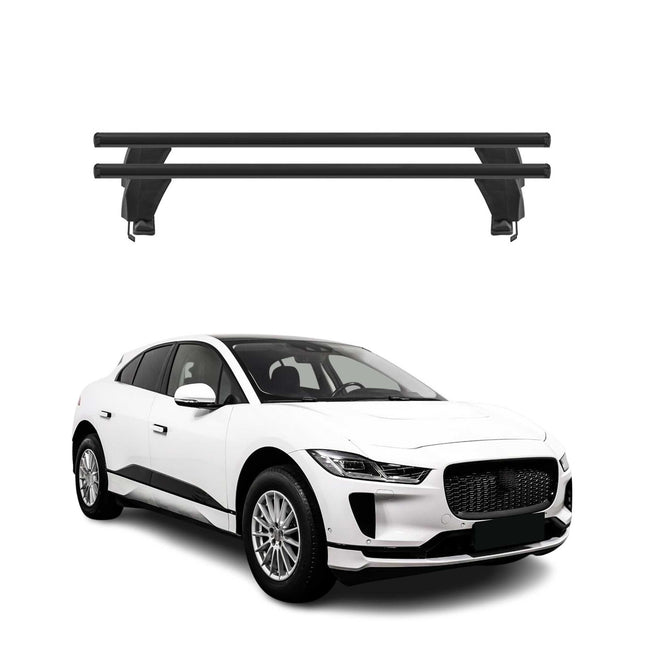 Menabo Dachträger Grundtäger für Jaguar I-Pace 2018-2024 50kg Alu Schwarz 2 tlg