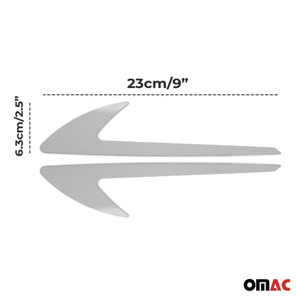 Seitenleiste Seitendekor Autodecor für Citroen C3 2016-2020 Edelstahl Chrom 2tlg