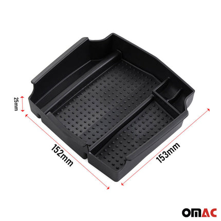 Armauflage Ablagebox Zentrale Storage-Box für Honda CR-V 2012-2019 ABS Schwarz
