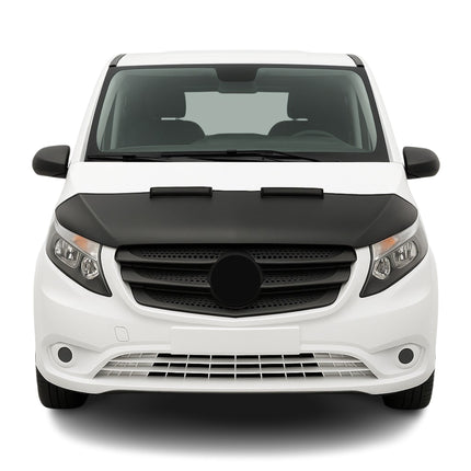Haubenbra Steinschlagschutz für Mercedes Vito W447 2014-2026 Schwarz Halb