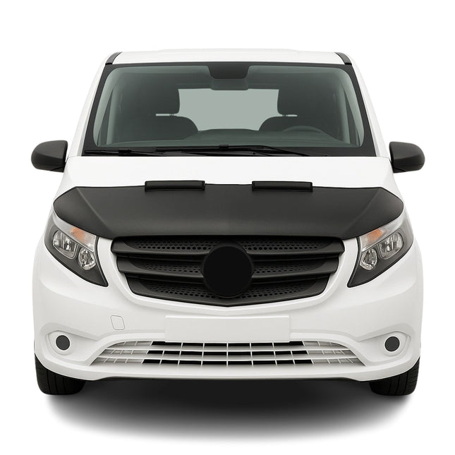 Haubenbra Steinschlagschutz für Mercedes Vito W447 2014-2026 Schwarz Halb