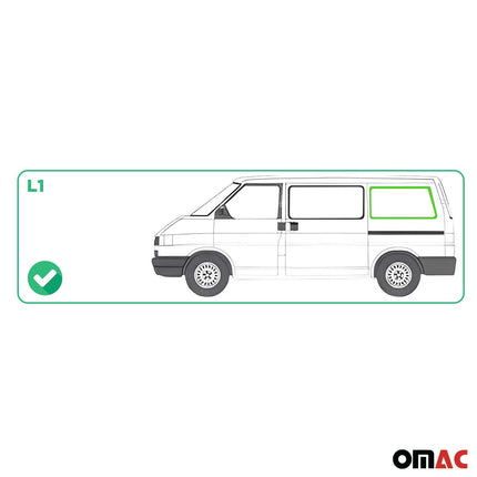 Seitenfenster Sicherheitsglas für VW T4 Transporter 1990-2003 Hinten Links L1 RS