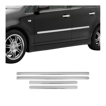 Seitentürleiste Türleisten Türschutzleiste für Ford C-Max 2003-2012 Edelstahl 4x