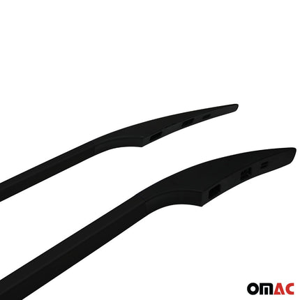 Dachreling + Dachträger Satz für Subaru XV 2012-2018 Alu Schwarz 4x
