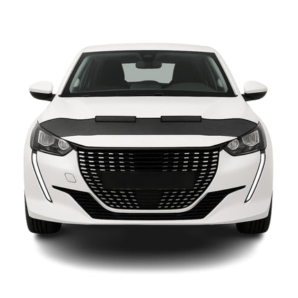 Haubenbra Steinschlagschutz Bonnet Bra für Peugeot 208 2019-2026 Carbon Halb