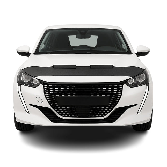 Haubenbra Steinschlagschutz Bonnet Bra für Peugeot 208 2019-2026 Carbon Halb