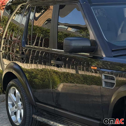 Fensterleisten Zierleisten für Land Rover Discovery 2009-2016 Edelstahl Chrom 4x