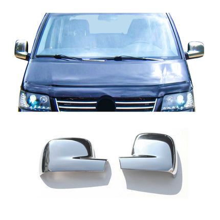 Spiegelabdeckung Spiegelkappen für VW T5 Multivan V 2003-2010 Chrom ABS