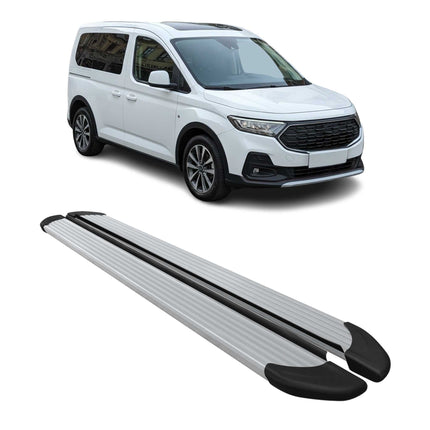 Seitenschweller Trittbretter für Ford Tourneo Connect 2021-2026 Kurzer Alu