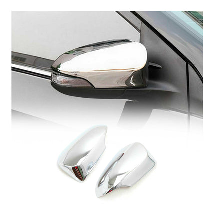 Spiegelkappen Spiegelabdeckung für Toyota Corolla 2013-2019 Chrom ABS Silber