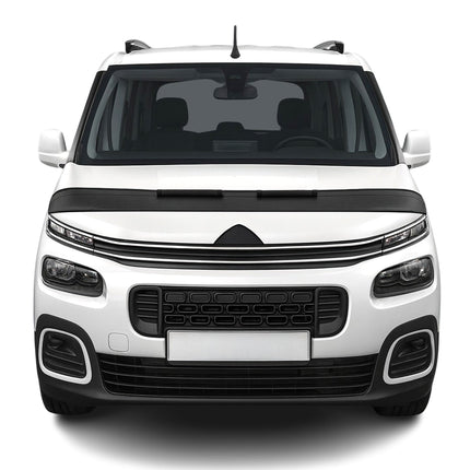 Haubenbra Steinschlagschutz Bonnet Bra für Opel Combo 2019-2026 Schwarz Halb