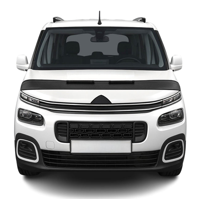 Haubenbra Steinschlagschutz Bonnet Bra für Opel Combo 2019-2026 Schwarz Halb