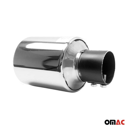 Auspuffblende Endrohr für Ford Fiesta 1989-2026 Edelstahl Chrom 60mm 1tlg