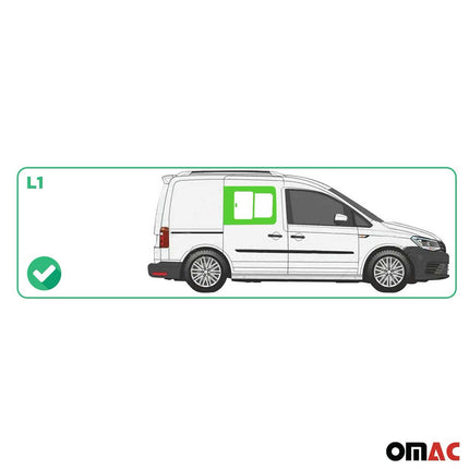 Seitenfenster Schiebefenster für VW Caddy 2003-2020 Vorne Fenster Rechts L1