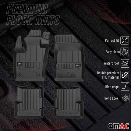 OMAC Gummi Fußmatten für Jeep Renegade 2014-2024 Premium TPE Automatten 4tlg