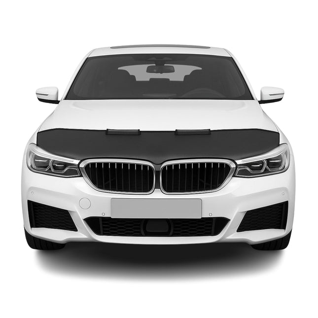 Haubenbra Steinschlagschutz Bonnet Bra für BMW 6er G32 2017-2023 Schwarz Halb