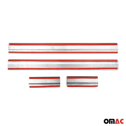 Einstiegsleisten Türschweller für Nissan Qashqai J10 2006-2014 Edelstahl 4x