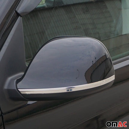 Spiegelkappen Leiste für VW Caddy 2015-2020 Edelstahl Chrom 4tlg