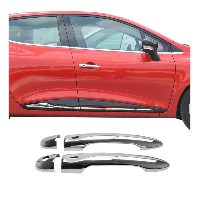Türgriff Blende Chrom für Renault Clio 2012-2019 2-Tür Edelstahl 4x