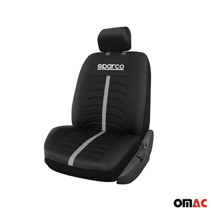 SPARCO Sitzbezüge Schonbezüge Autositzbezüge Universell Grau Vorne Hinten