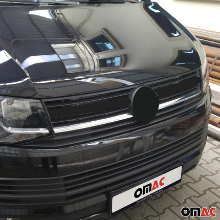 Kühlergrill Leisten für VW T6 Transporter Caravelle 2015-2019 Highline Chrom 2x