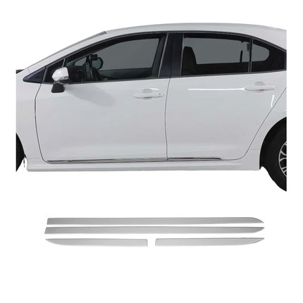 Seitentürleiste Türschutzleiste für Toyota Corolla Limo 2019-2026 Edelstahl 4x