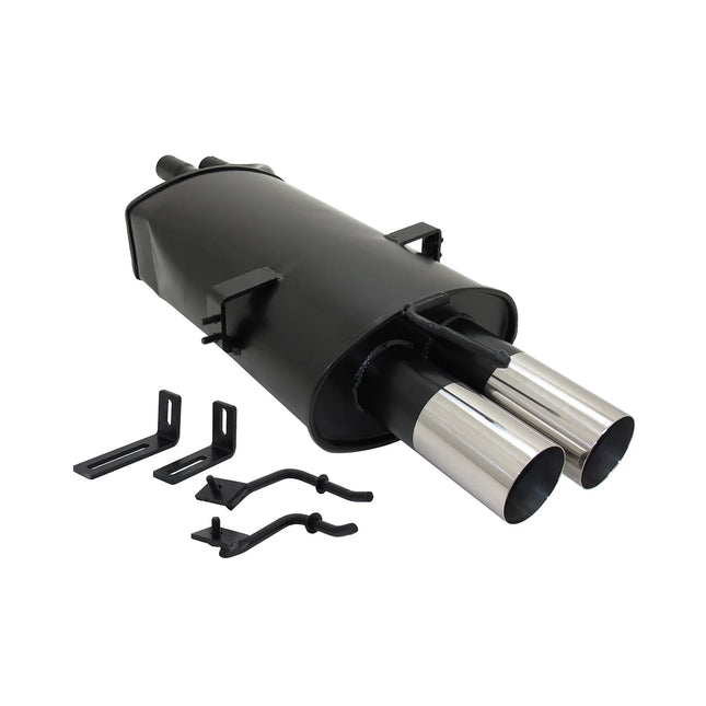Novus Sportauspuff für BMW E46 320 / 325 / 330 2x76mm RL-Design  mit ABE