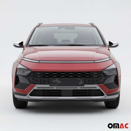 Spiegelkappen Spiegelabdeckung für Hyundai Bayon 2021-2026 Edelstahl Chrom 2tlg