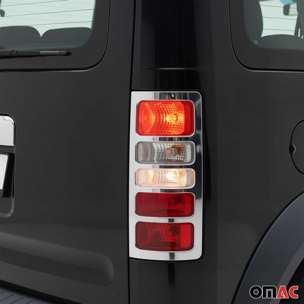 Rücklicht Leisten Heckleuchte für Ford Connect 2002-2009 Edelstahl Chrom 2tlg