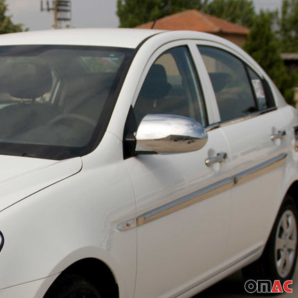 Spiegelkappen Spiegelabdeckung für Hyundai Accent mk3 2005-2010 Chrom ABS B-Ware