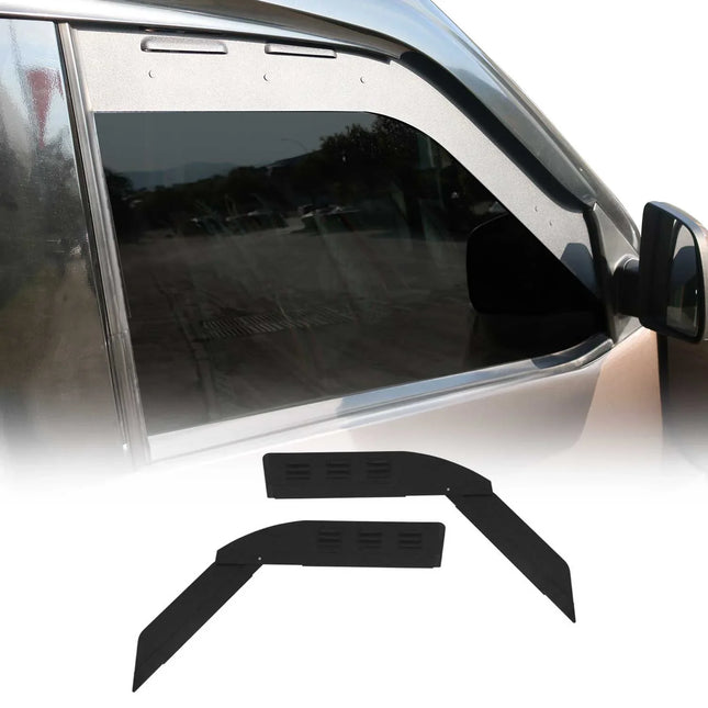 Lüftungsgitter Be & Entlüftung für VW Transporter T5 2003-2015 Alu Schwarz 2tlg