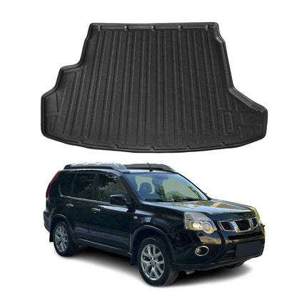 Kofferraumwanne Laderaumwanne für Nissan X-Trail 2007-2014 Gummi TPE Schwarz