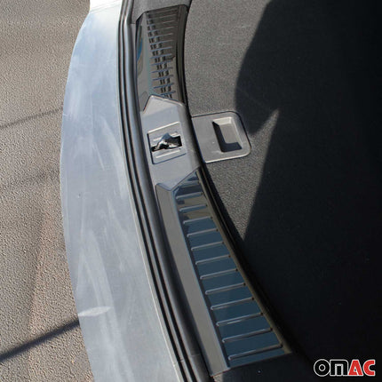 Ladekantenschutz für Ford Kuga II 2012-2017 Pre-Facelift Edelstahl Dunkel Chrom
