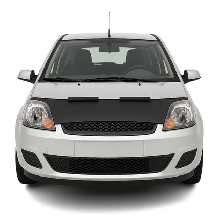 Haubenbra Steinschlagschutz Bonnet Bra für Ford Fiesta Schwarz Halb
