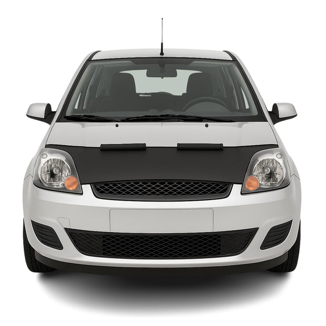 Haubenbra Steinschlagschutz Bonnet Bra für Ford Fiesta Schwarz Halb