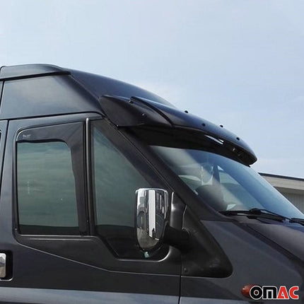 Sonnenblende Motorhaube Deflektor Set für Ford Transit 2000-2006 Acryl 2tlg