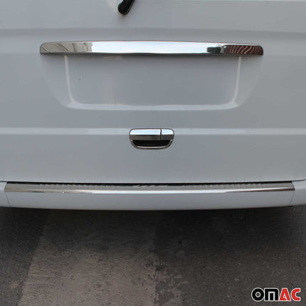 Kofferraumleiste Heckleiste für Mercedes Viano W639 2003-2014 Edelstahl Chrom