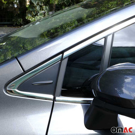 Fensterleisten Zierleisten für Toyota Corolla Limo 2019-26 Edelstahl Chrom 8tlg