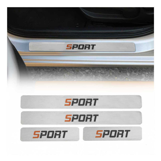 Einstiegsleisten Türschweller Sport für Ford Kuga III 2019-26 Edelstahl Chrom 4x