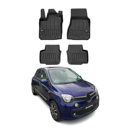 OMAC Gummi Fußmatten für Smart Forfour 2014-2021 Premium TPE Automatten 4tlg
