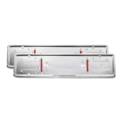 Kennzeichenhalter Nummernschildhalter für VW Golf 8 2019-2026 Edelstahl 2tlg