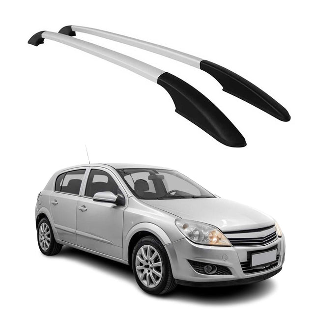 Aluminium Dachreling Relingträger für Opel Astra H 2004-2010 Schrägheck Grau