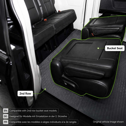 OMAC Gummimatten Fußmatten für Dodge Grand Caravan 2008-2020 TPE Schwarz