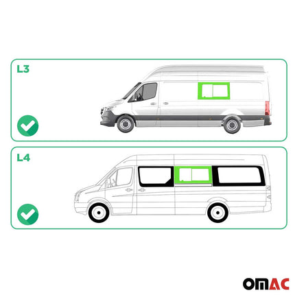 Schiebefenster Sicherheitsglas für VW Crafter 2006-2017 Links Schiebetür L3 L4