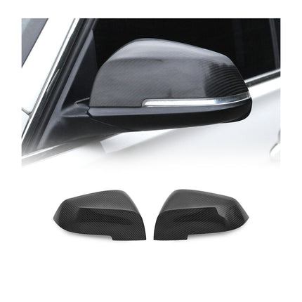 Spiegelkappen Spiegelabdeckung für BMW X1 E84 2013-2015 Echt Carbon Schwarz 2x