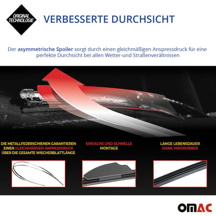 SWF Scheibenwischer Wischblatt Vorne für Fiat Panda / Panda Classic 2003-2026